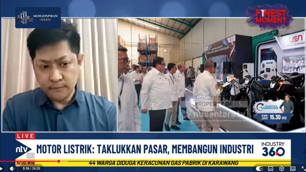 Wakil Sekretaris Jenderal Asosiasi Industri Sepeda Motor Listrik Indonesia, Peter Kho